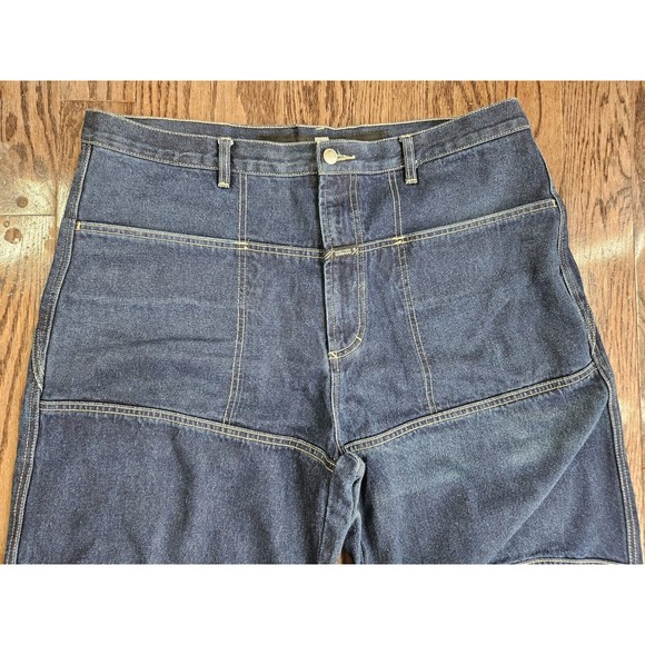 Marithe Francois Girbaud Jeans Mens 38L Blue Baggy Y2K Streetwear Skater Hip Hop - Picture 5 of 14